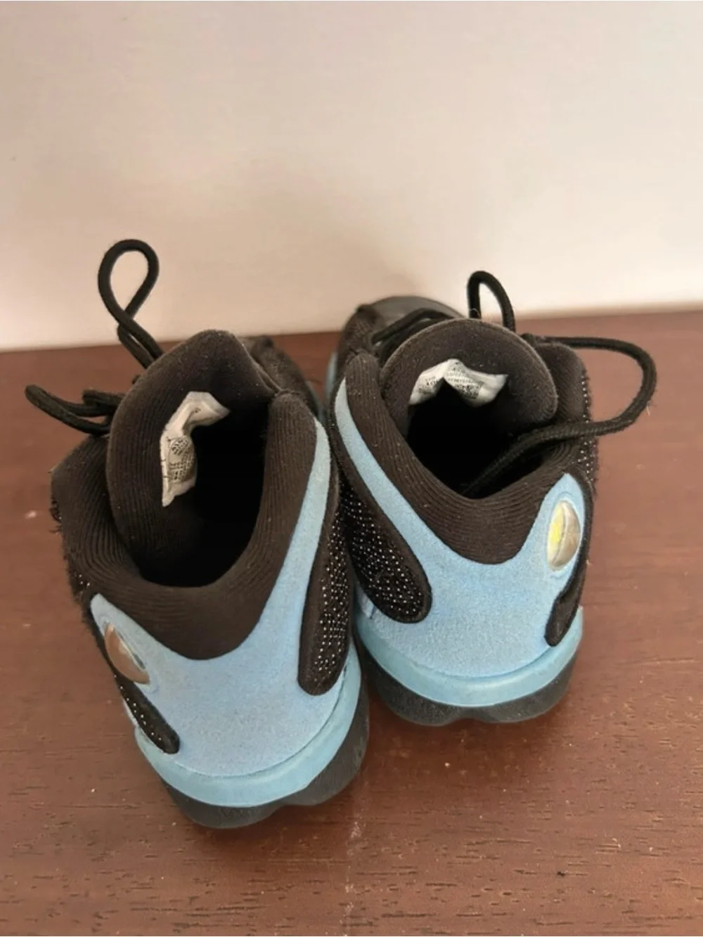 Kids Nike Air Jordan 13 Black University Blue size 10C Retro UNC